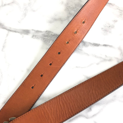 LOEWE Anagram Belt Brown Vintage Old 58xbt4