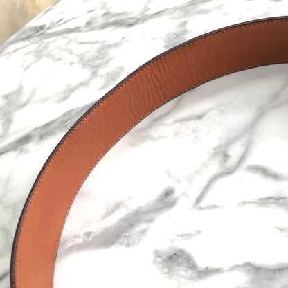 LOEWE Anagram Belt Brown Vintage Old 58xbt4