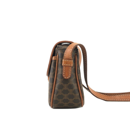 CELINE Macadam Blason Tassel Small Shoulderbag Brown Vintage Old celine my22ht