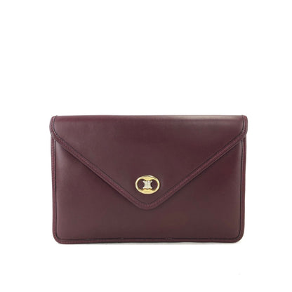 CELINE Blason Triomphe 手拿包 波爾多老款 Celine Vintage bv3z8k