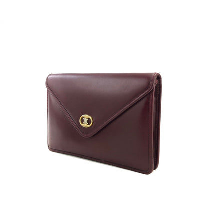 CELINE Blason Triomphe 手拿包 波爾多老款 Celine Vintage bv3z8k