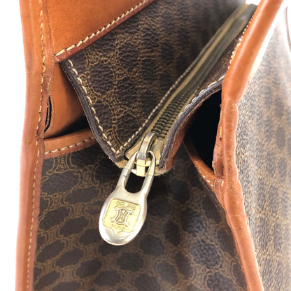 CELINE Macadam Tote bag Hand bag Brown Vintage Old k7b3yz