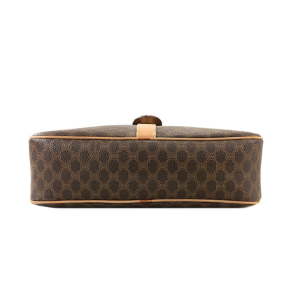 CELINE Macadam Blason Magnet Crossbody Shoulderbag Brown Vintage Old celine z84gux