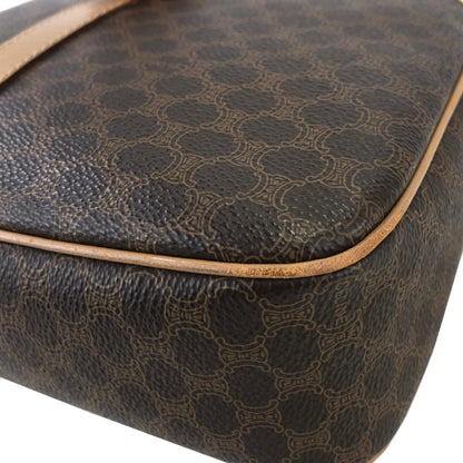 CELINE Macadam Blason Magnet Crossbody Shoulderbag Brown Vintage Old celine z84gux