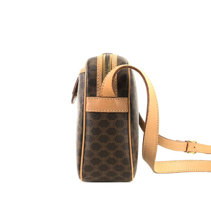 CELINE Macadam Blason Magnet Crossbody Shoulderbag Brown Vintage Old celine z84gux