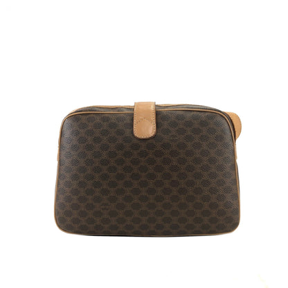 CELINE Macadam Blason Magnet Crossbody Shoulderbag Brown Vintage Old celine z84gux