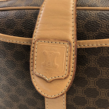 CELINE Macadam Blason Magnet Crossbody Shoulderbag Brown Vintage Old celine z84gux