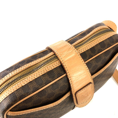 CELINE Macadam Blason Magnet Crossbody Shoulderbag Brown Vintage Old celine z84gux