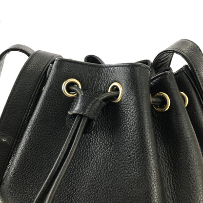 Yves Saint Laurent Diamond Cutout Shoulder bag Black YSL Vintage Old deuxn2