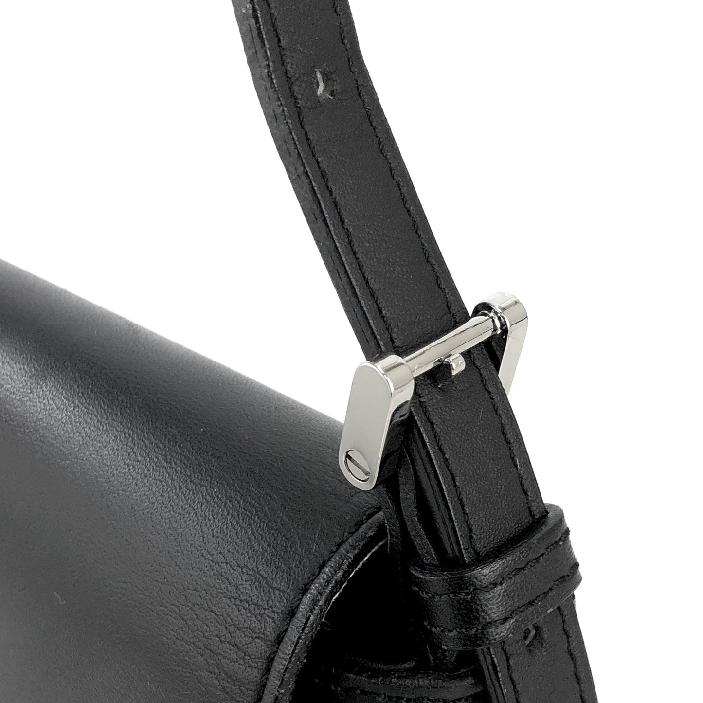 Burberrys Classic check Handbag Shoulder bag Black Vintage Old tsbz8h