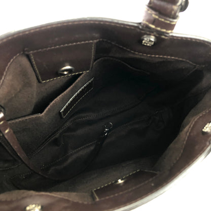 LOEWE Anagram pattern Handbag Black Vintage vhz5ui