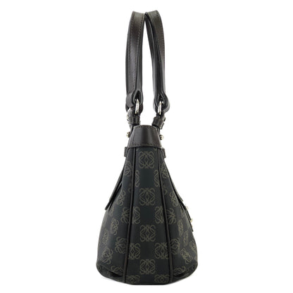 LOEWE Anagram pattern Handbag Black Vintage vhz5ui