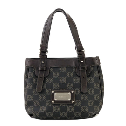 LOEWE Anagram pattern Handbag Black Vintage vhz5ui
