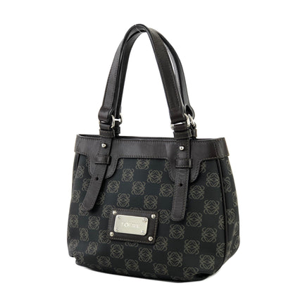 LOEWE Anagram pattern Handbag Black Vintage vhz5ui