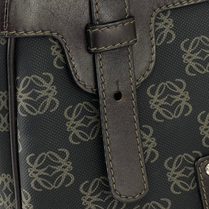 LOEWE Anagram pattern Handbag Black Vintage vhz5ui