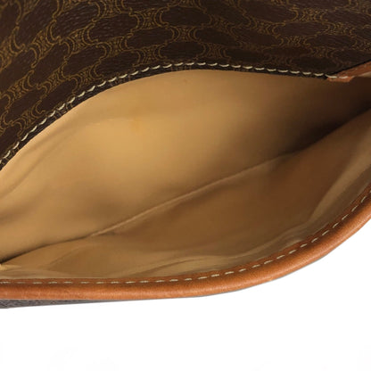 CELINE Macadam Blason Tassel Shoulderbag Brown Vintage Old celine swjrvb