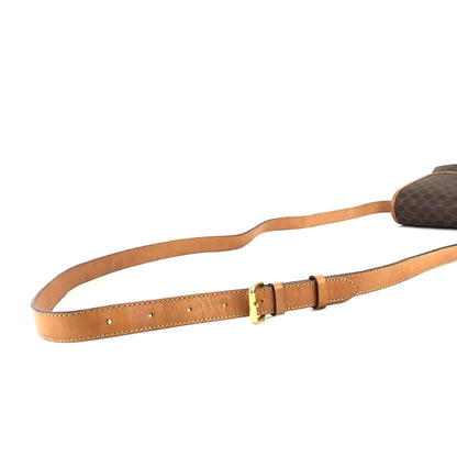 CELINE Macadam Blason Tassel Shoulderbag Brown Vintage Old celine swjrvb