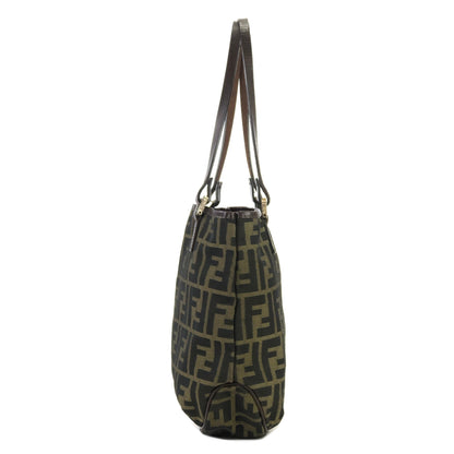 FENDI Zucca Jacquard Totebag Brown Old Vintage z3gjxz