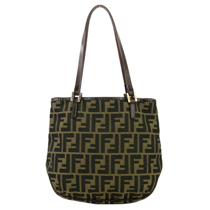 FENDI Zucca Jacquard Totebag Brown Old Vintage z3gjxz