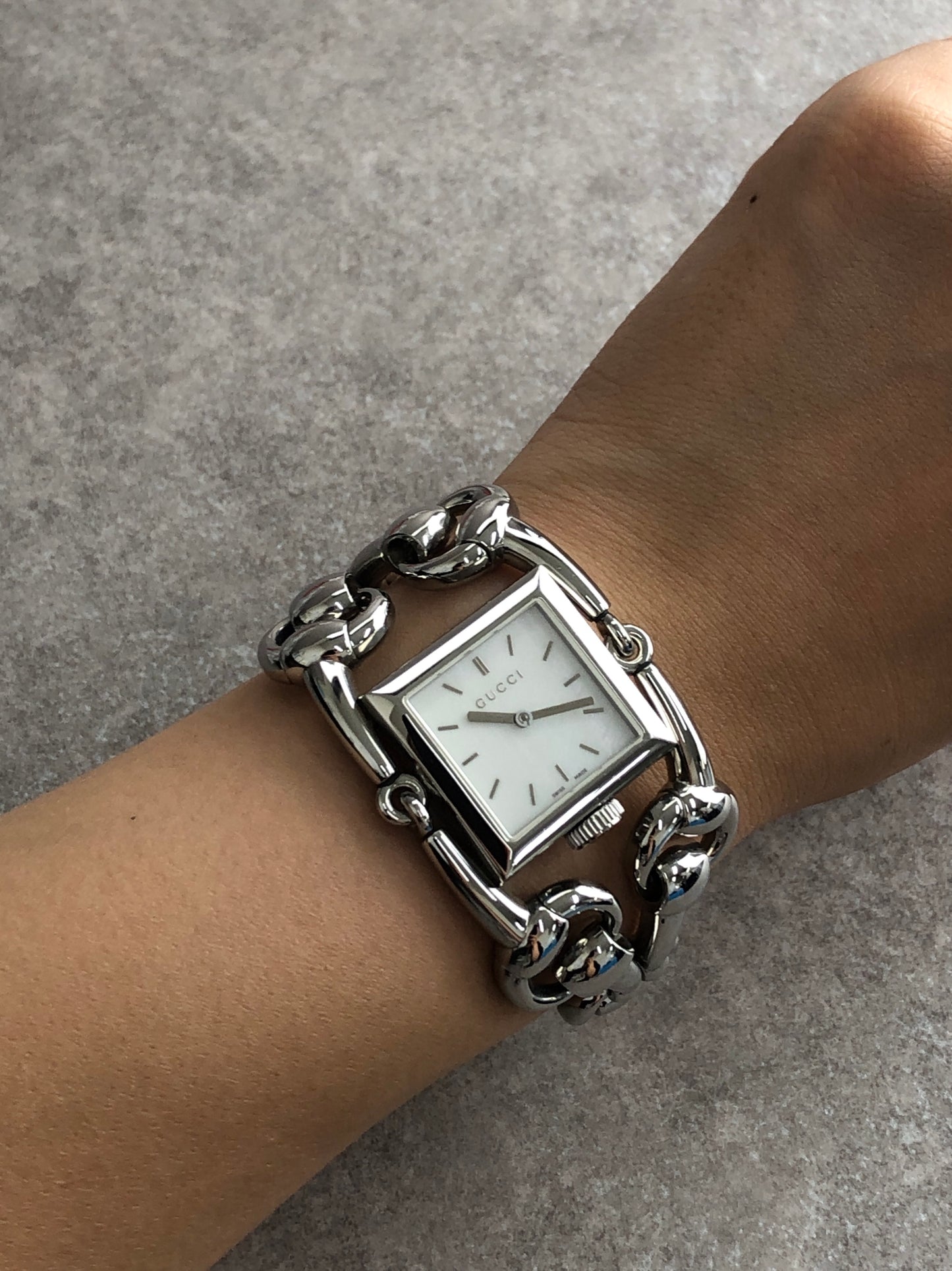 GUCCI Quartz Watch Silver116.3 Vintage irjv3i