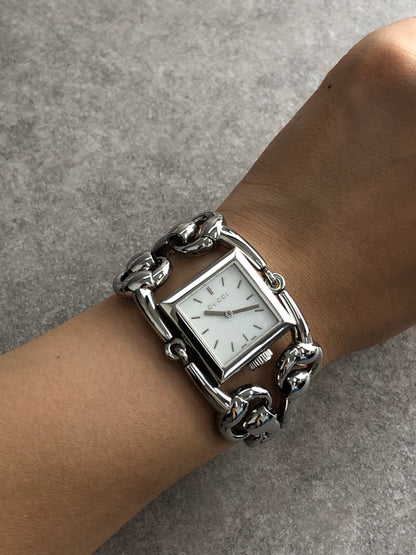 GUCCI Quartz Watch Silver116.3 Vintage irjv3i