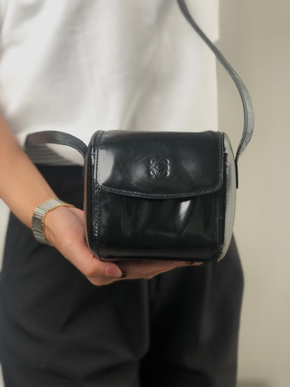 LOEWE Anagram Small Shoulder bag Black Vintage yt7pzh