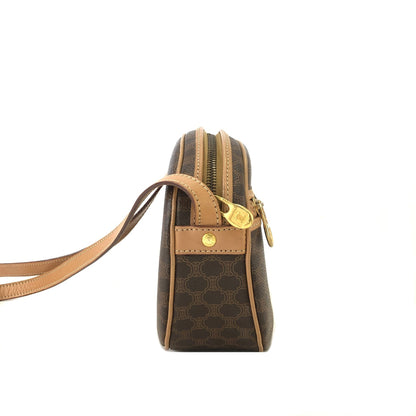 CELINE Macadam Blason Round Shoulderbag Brown Vintage Old celine uhfpmr