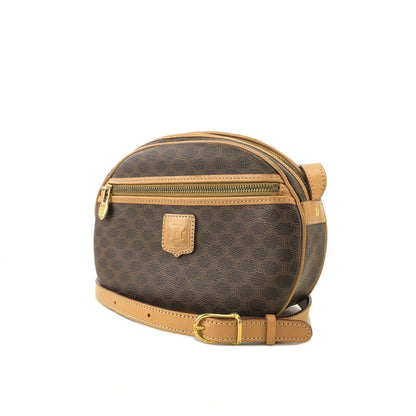 CELINE Macadam Blason Round Shoulderbag Brown Vintage Old celine uhfpmr