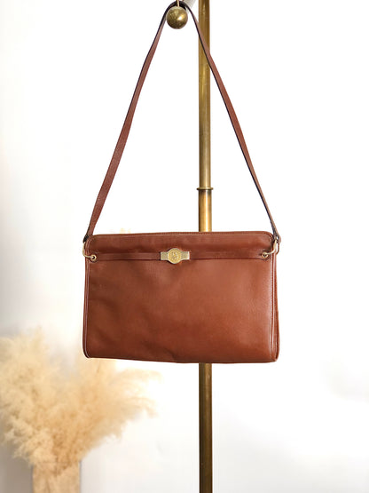 Christian Dior Logo Shoulder bag Brown Vintage garzp4