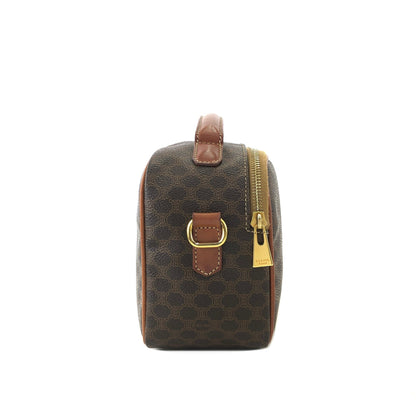 CELINE Macadam Blason Handbag Shoulder bag Brown Vintage Old Celine wknec3