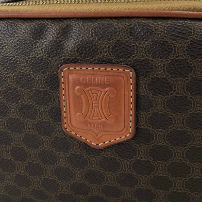 CELINE Macadam Blason Handbag Shoulder bag Brown Vintage Old Celine wknec3