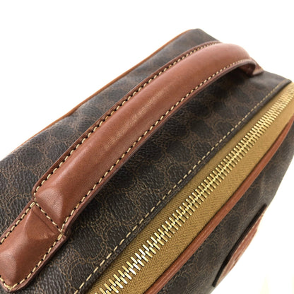 CELINE Macadam Blason Handbag Shoulder bag Brown Vintage Old Celine wknec3
