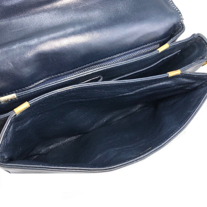 CELINE Blason Triomphe 斜背包 肩背包 海軍藍 舊款 Celine 復古 e85ys5