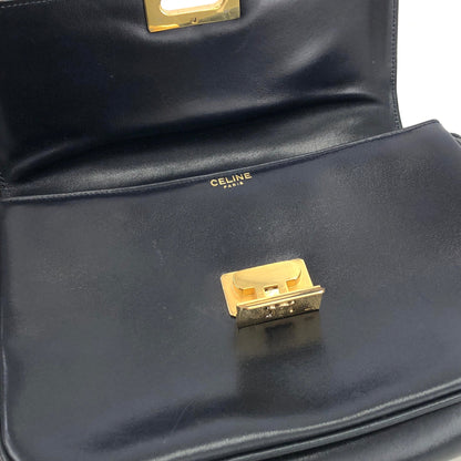CELINE Blason Triomphe 斜背包 肩背包 海軍藍 舊款 Celine 復古 e85ys5