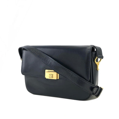 CELINE Blason Triomphe 斜背包 肩背包 海軍藍 舊款 Celine 復古 e85ys5