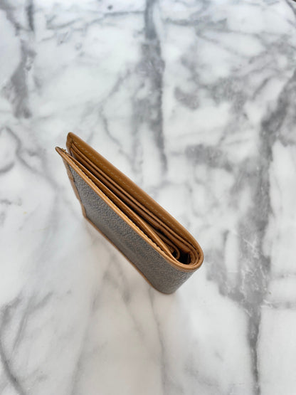 CELINE Macadam Triomphe Clasp wallet Brown Vintage Old Celine 68j7a4