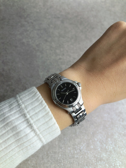 GUCCI Quartz Watch Silver Vintage 9040L bp5bvx