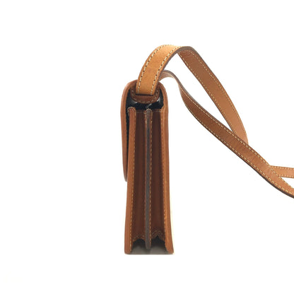 CELINE Macadam Blason Crossbody Small Shoulder bag Brown Vintage Old Celine 73td6y