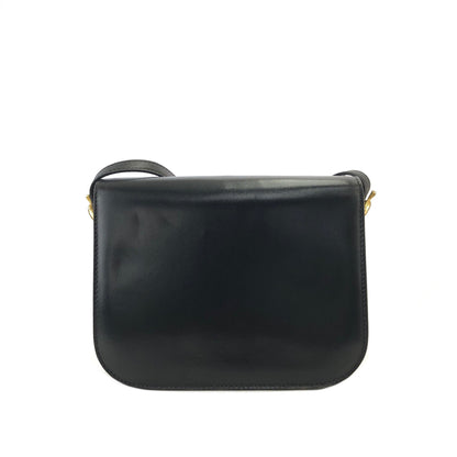 CELINE Horse carriage Crossbody Shoulderbag Black Vintage Old CELINE 3ne2y3