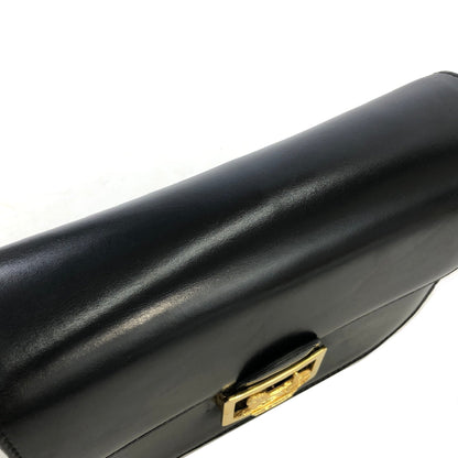CELINE Horse carriage Crossbody Shoulderbag Black Vintage Old CELINE 3ne2y3