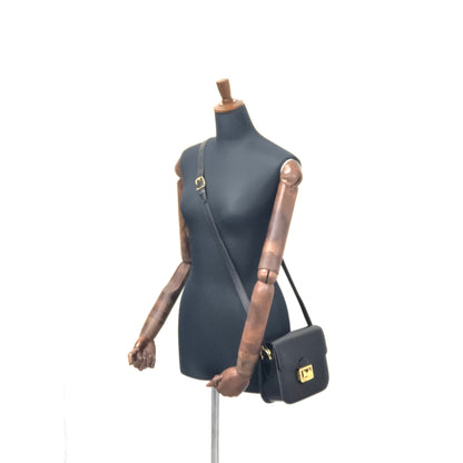 CELINE Horse carriage Crossbody Shoulderbag Black Vintage Old CELINE 3ne2y3