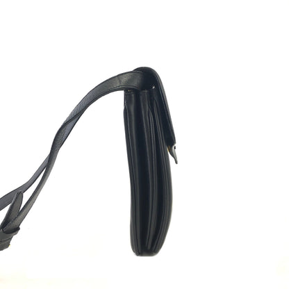 CELINE Logo Crossbody Shoulder bag Black Vintage Old CELINE 6bsn2s