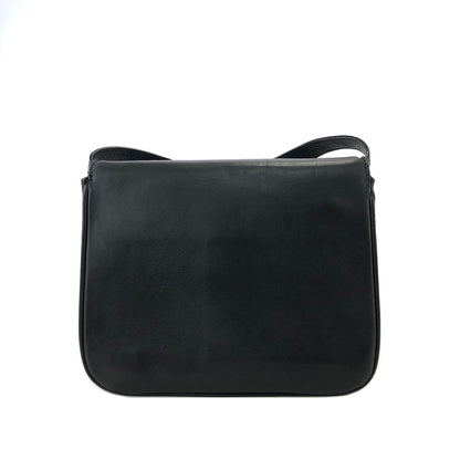 CELINE Logo Crossbody Shoulder bag Black Vintage Old CELINE 6bsn2s