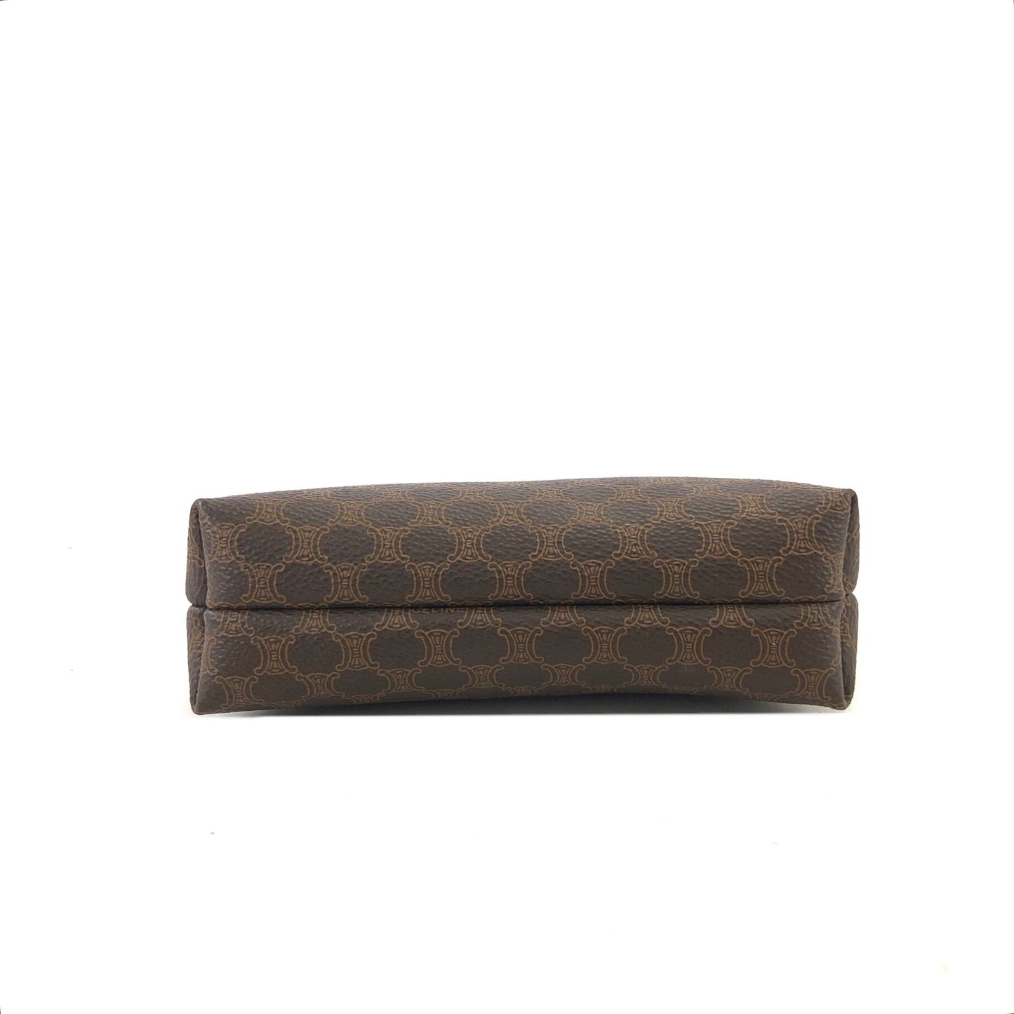 CELINE Macadam Blason Logo Pouch Brown Vintage Old CELINE pr7775