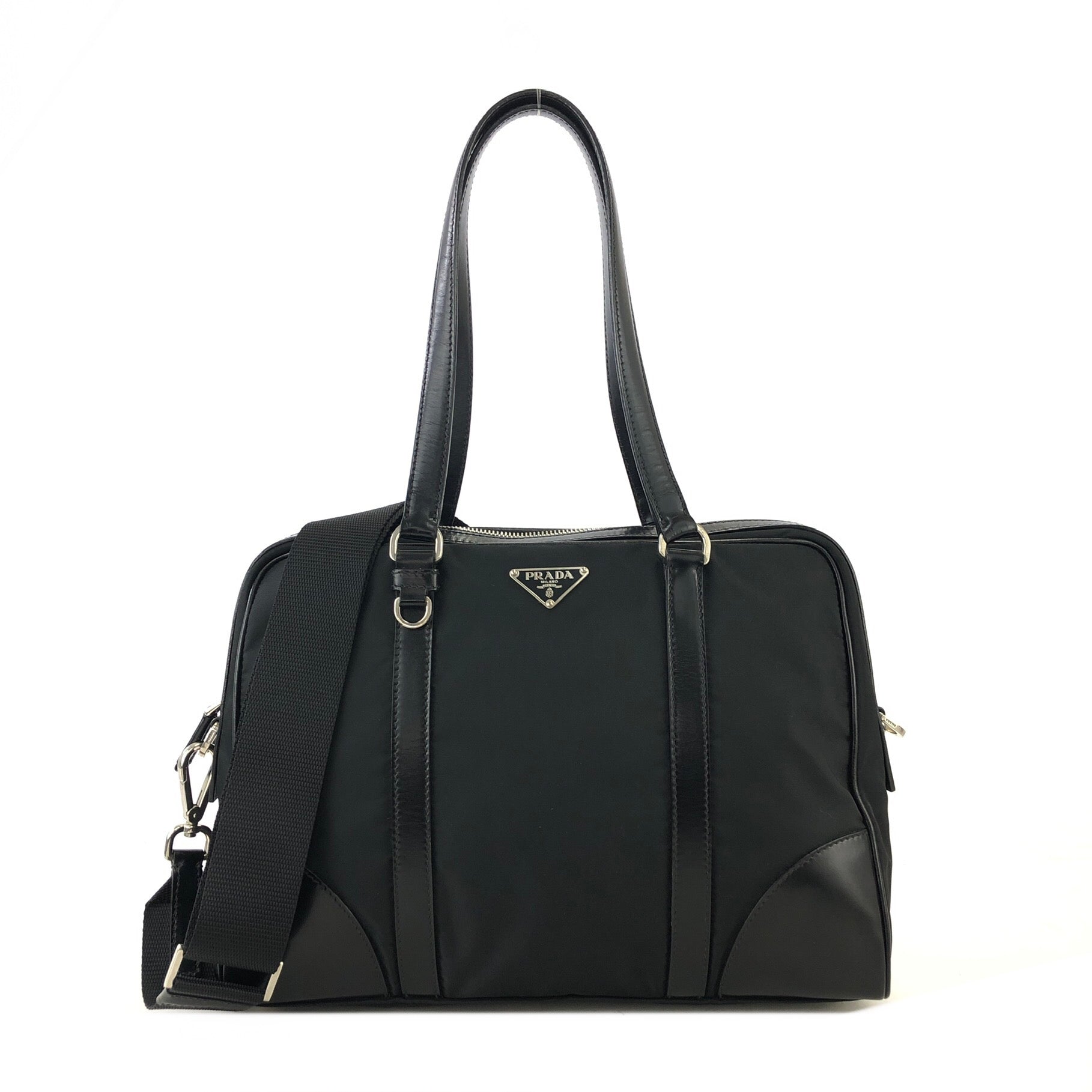 Prada two discount way tote bag