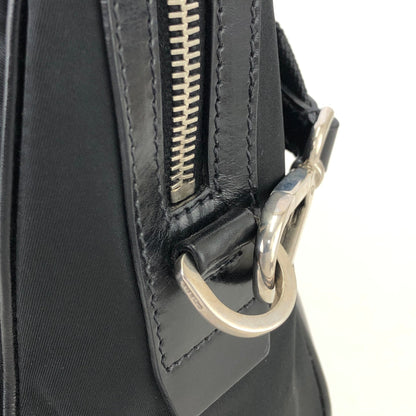 PRADA Triangle logo Nylon Two-way Tote bag Shoulder bag Black Vintage utm6ke