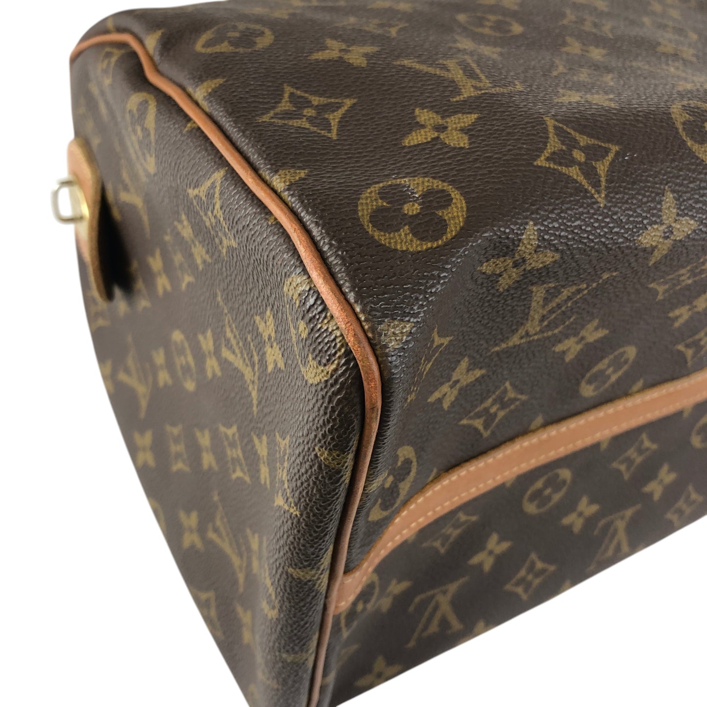 LOUIS VUITTON Monogram Speedy35 Handbag Boston bag Brown Vintage M41526 y3e6fb