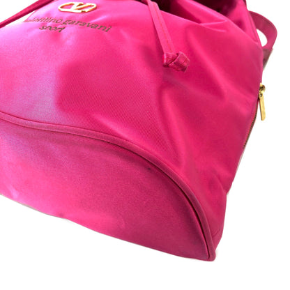 VALENTINO GARAVANI Nylon Backpack Pink Vintage Old 3kiw2c