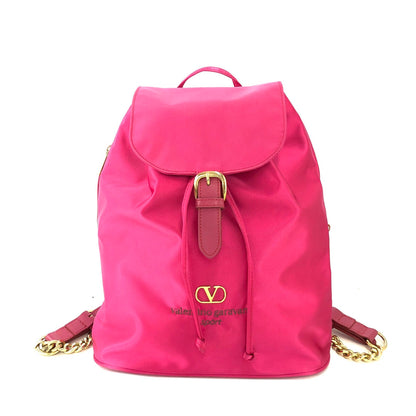 VALENTINO GARAVANI Nylon Backpack Pink Vintage Old 3kiw2c