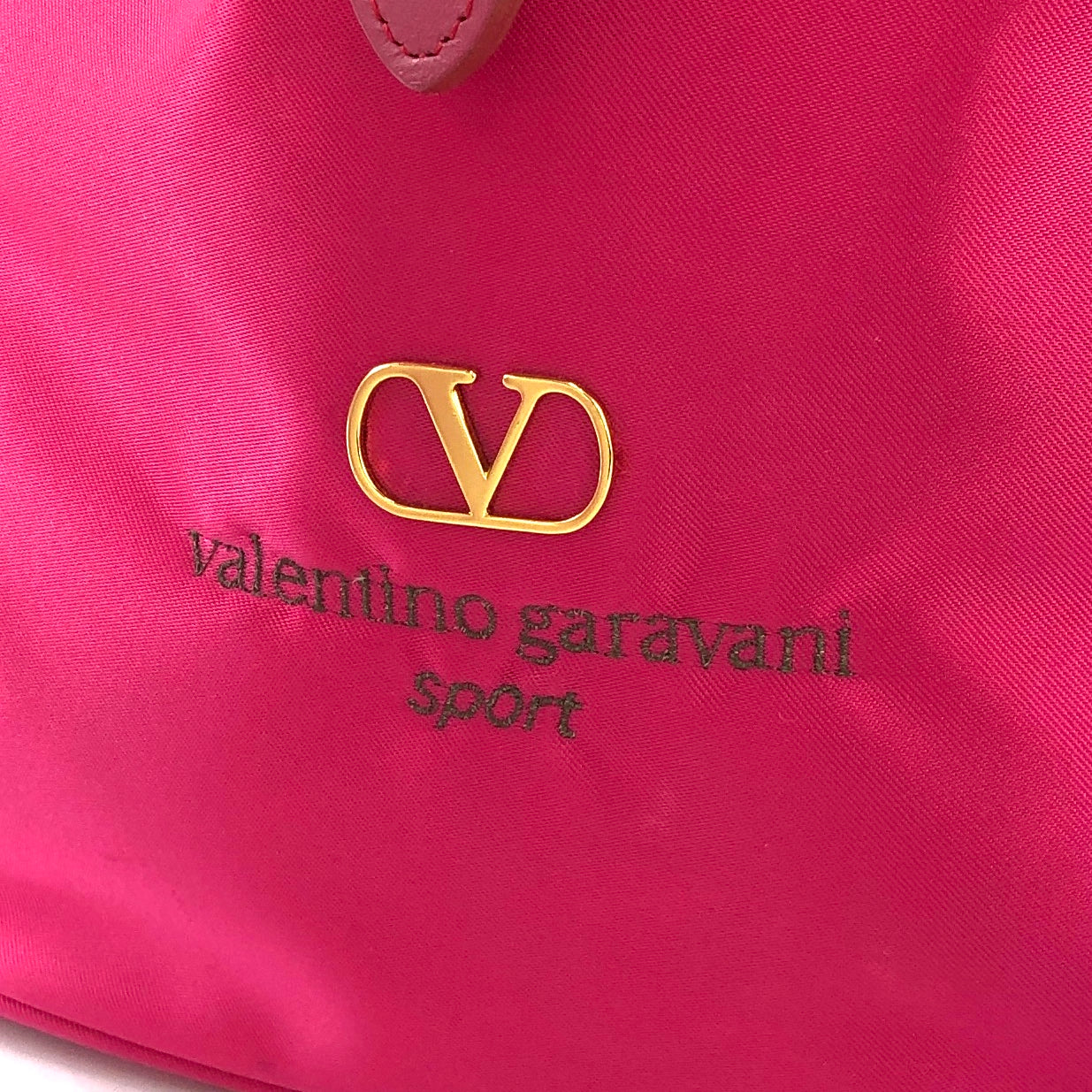 VALENTINO GARAVANI Nylon Backpack Pink Vintage Old 3kiw2c